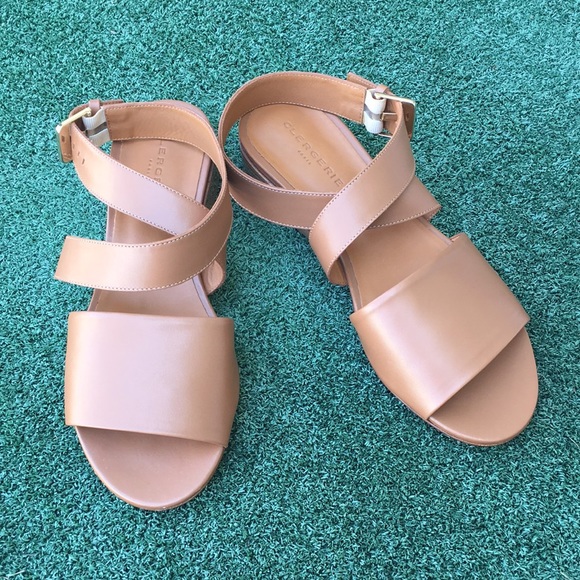 NWT Robert Clergerie Final Sandals Leather Brown 39